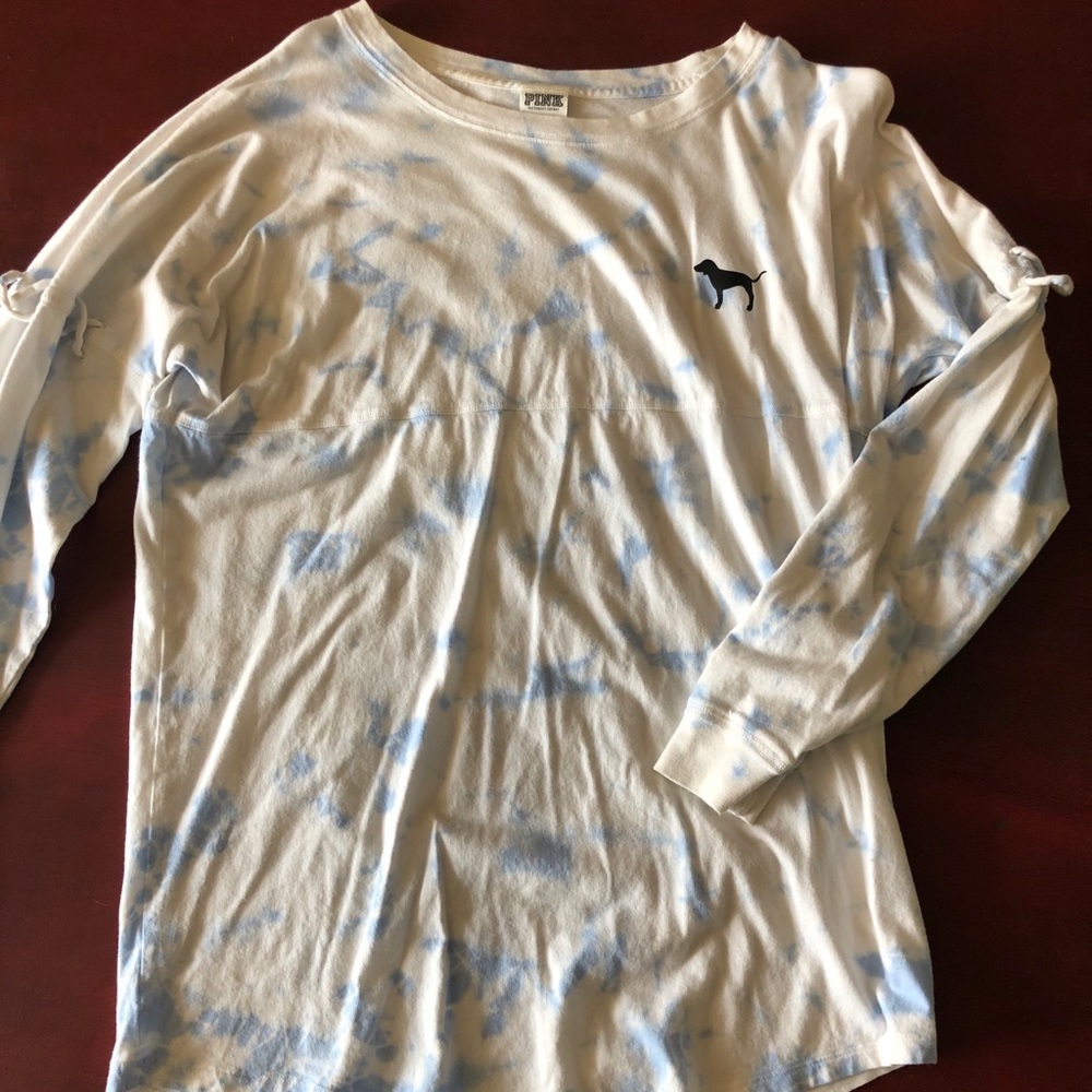 PINK Tie dye LS top
